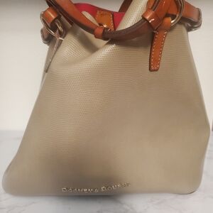 Dooney & Bourke Tan Leather Shoulder Bag